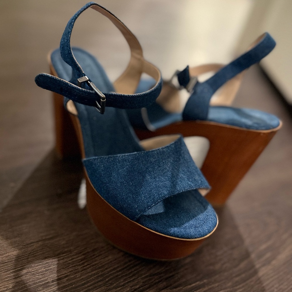 Jeans heels used